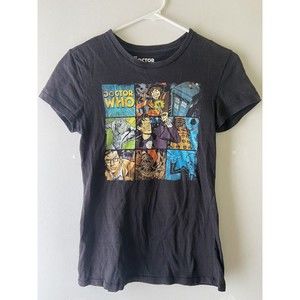 Classic Womens Doctor Who Tee by Her Universe Size S 2009 Comic Style Unique